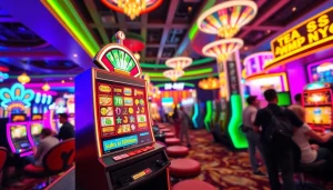 Menangkan permainan di yuyu4d slot dengan mesin slot yang cerah dan energik di kasino.