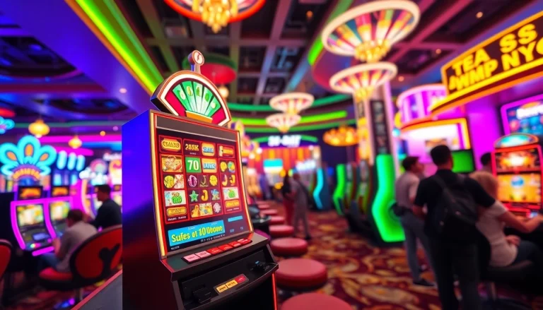 Menangkan permainan di yuyu4d slot dengan mesin slot yang cerah dan energik di kasino.