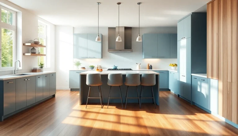 Transform your space with captivating Home renovation ideas featuring a modern kitchen.
