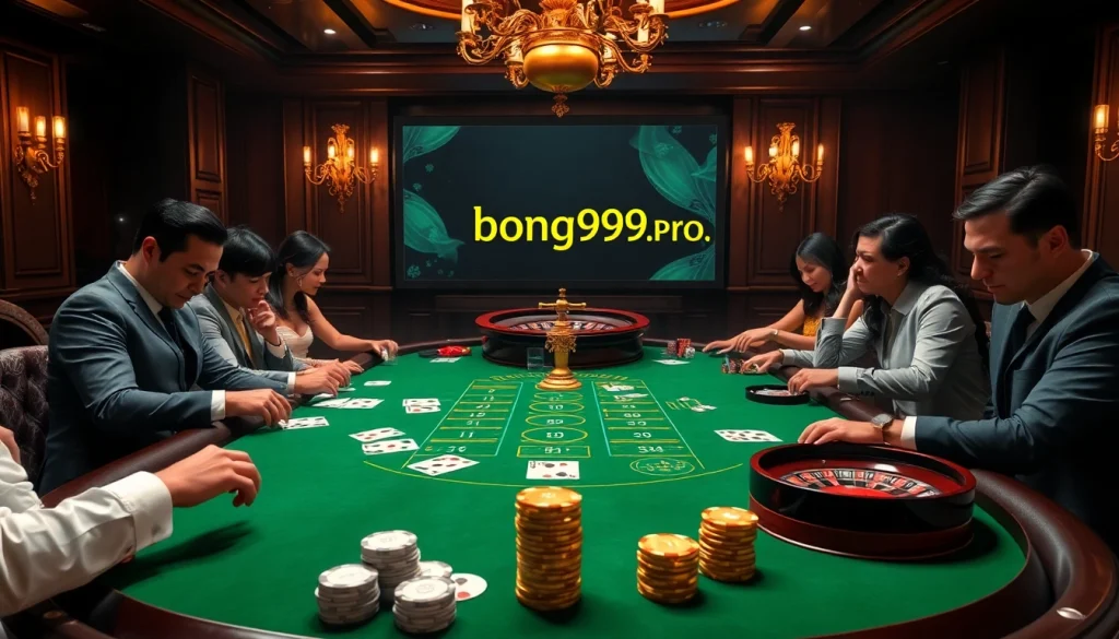 Experience thrilling games at https://bong99.pro/ with professional dealers and vibrant casino elements.