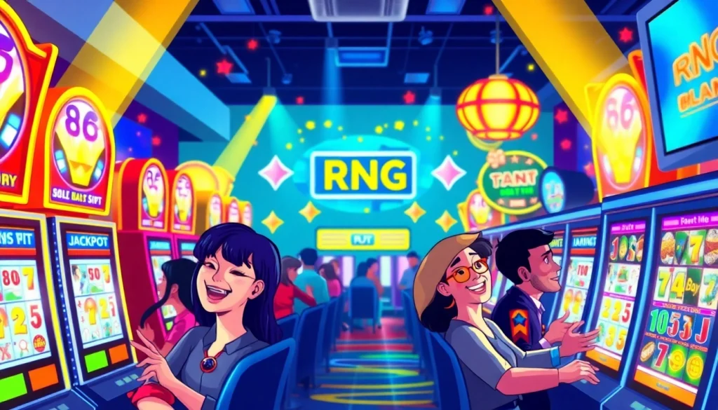 Pemain merayakan kemenangan di petanitoto dengan mesin slot yang penuh warna.