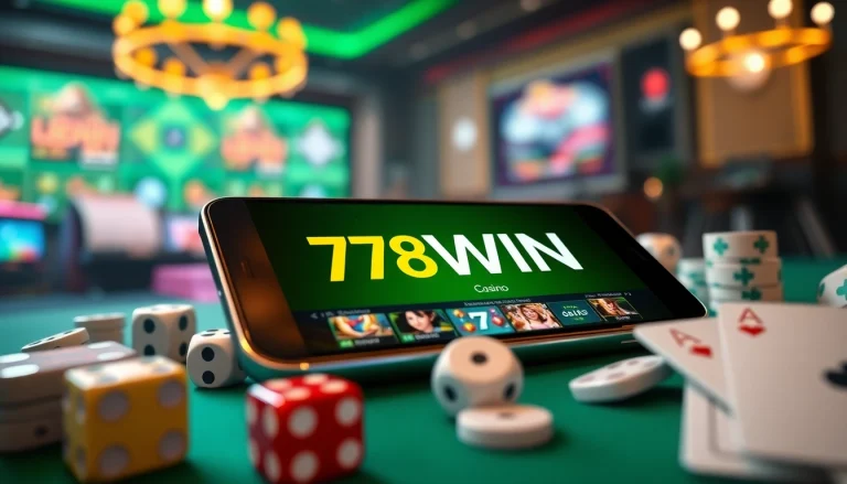 78WIN online casino gaming interface showcasing popular games and vibrant atmosphere.
