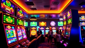 Ungu toto menampilkan interface permainan slot yang mengasyikkan dengan warna cerah dan tema kasino modern.