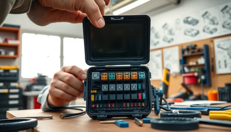 Check automotive fuses with expert guidance from https://bezpieczniki24.pl in a professional workshop setting.