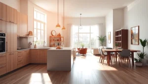 Transform your home renovation with this beautifully modern kitchen design highlighting elegance and functionality.