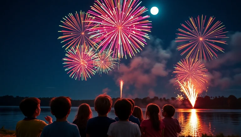 Experience vibrant firework displays at https://5starfireworks.co.uk illuminating the night sky.