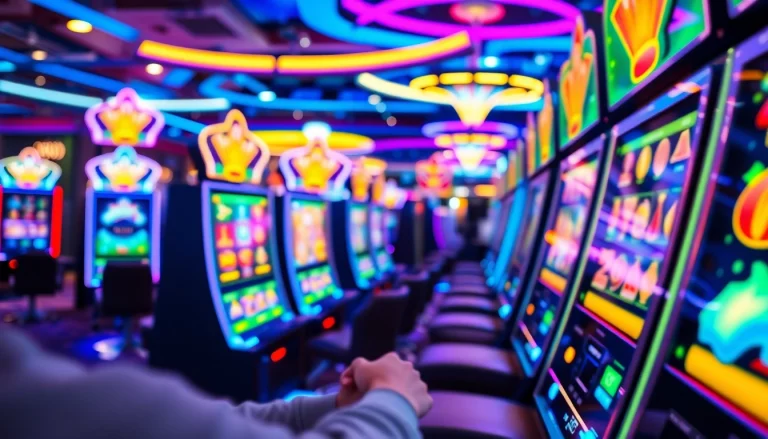 Mengakses permainan seru di PLANET77 LINK dengan tampilan mesin slot yang berwarna-warni.