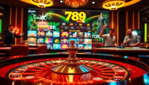 Players enjoying a thrilling moment at the 789 win roulette table during an exciting online gambling session.