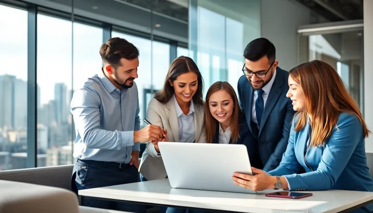 Engaging business collaboration representing services from https://fidelitycorporate.com with a modern office setting.