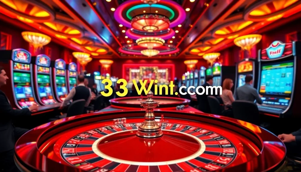 Experience the thrill of 33win com with professional dealers at an exciting casino.