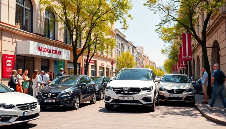 Experience easy inchiriere masini at a vibrant Chișinău car rental agency with modern vehicles.