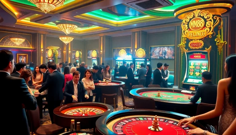 Experience the excitement of MM88 with lively casino games and vibrant atmosphere.