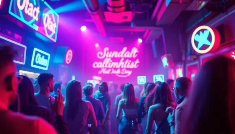 每日大瓜、黑料合集场景，描绘充满名人八卦元素与社交媒体图标的繁华夜生活。