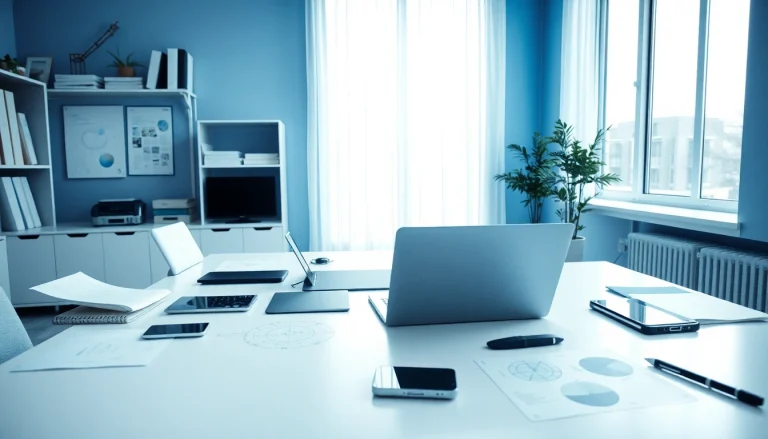 How to effectively set up a professional workspace for enhanced productivity.