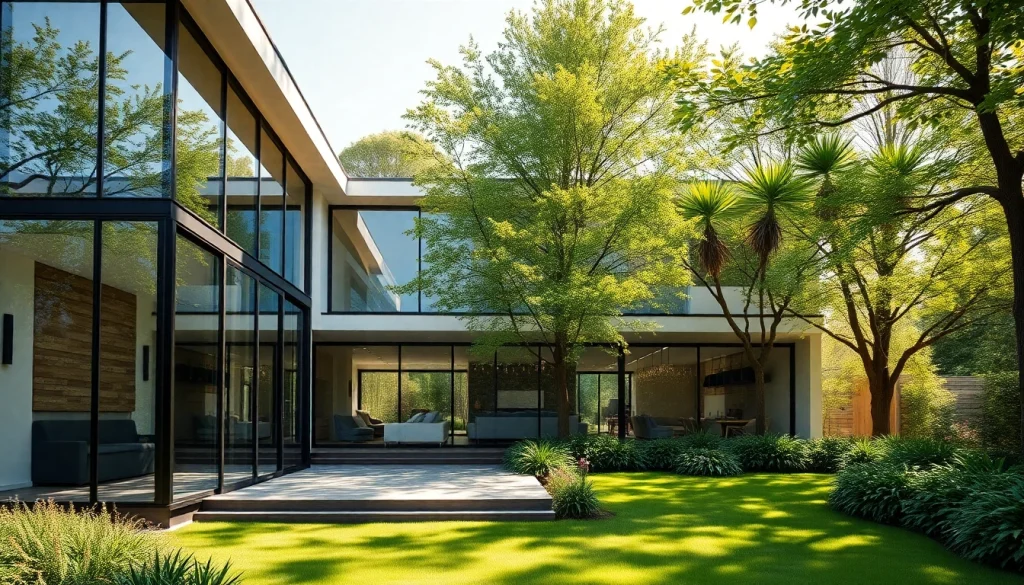 Showcasing a stunning Contemporary Home Expansion amid lush greenery and modern design.