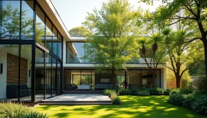 Showcasing a stunning Contemporary Home Expansion amid lush greenery and modern design.