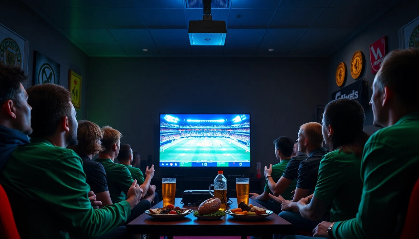 Menonton bolakami world cup di tayangan langsung televisi dengan suasana yang energik.